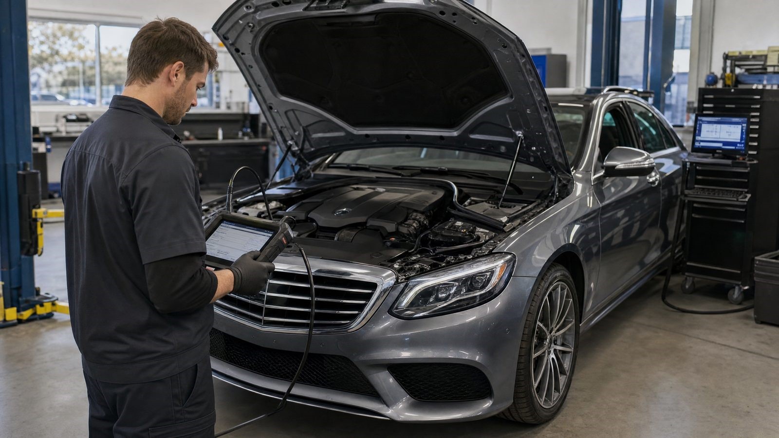 Mercedes-Benz diagnostics and preventive inspections can help identify developing problems before they become major repairs.