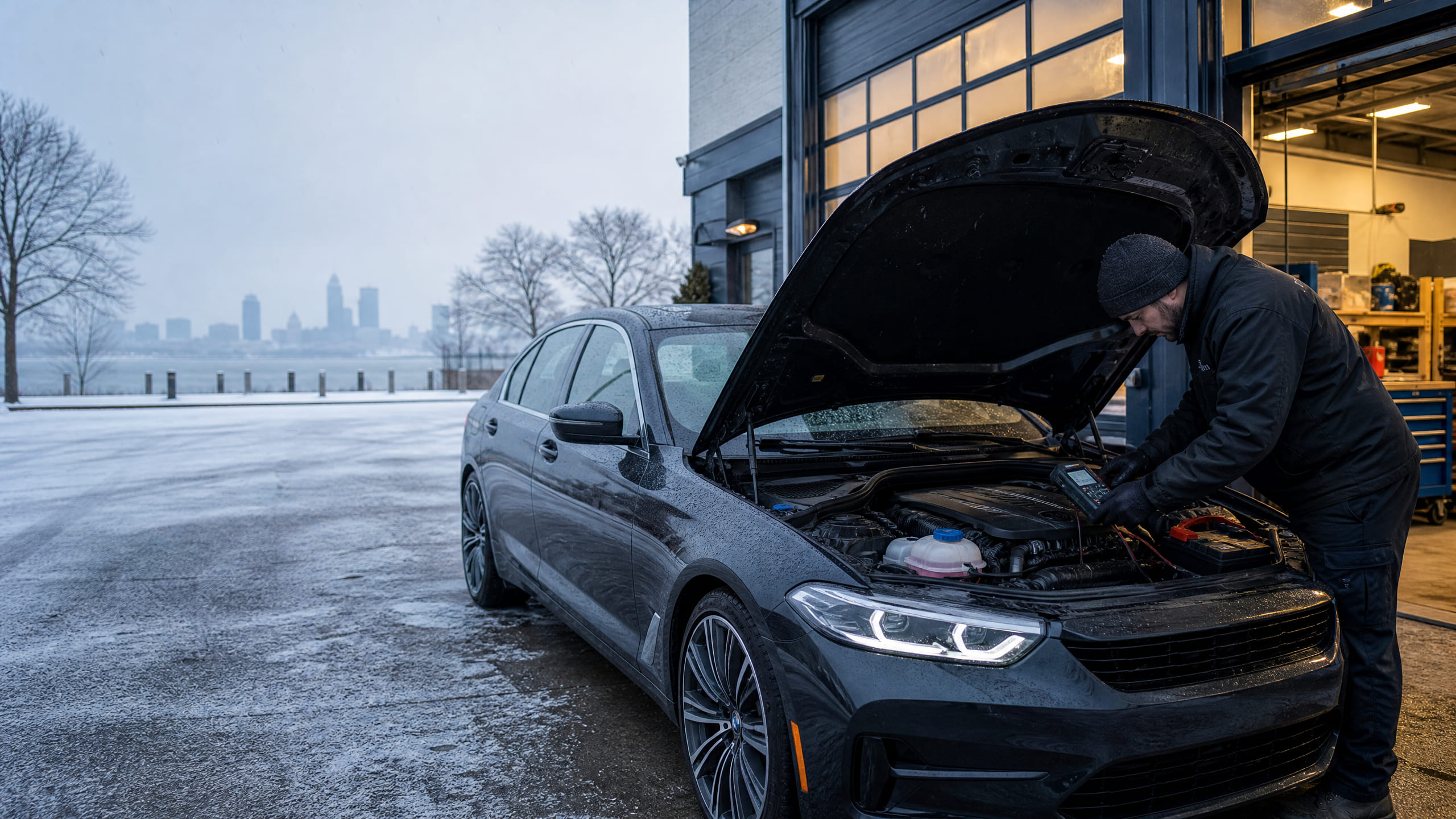 german maintenance car in winter is essential for your car.